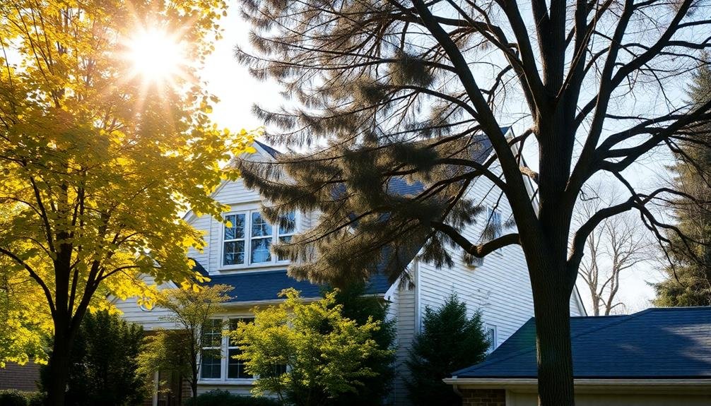 year round energy efficiency trees